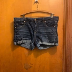American Eagle Outfitters Dark Blue Jean Shorts
